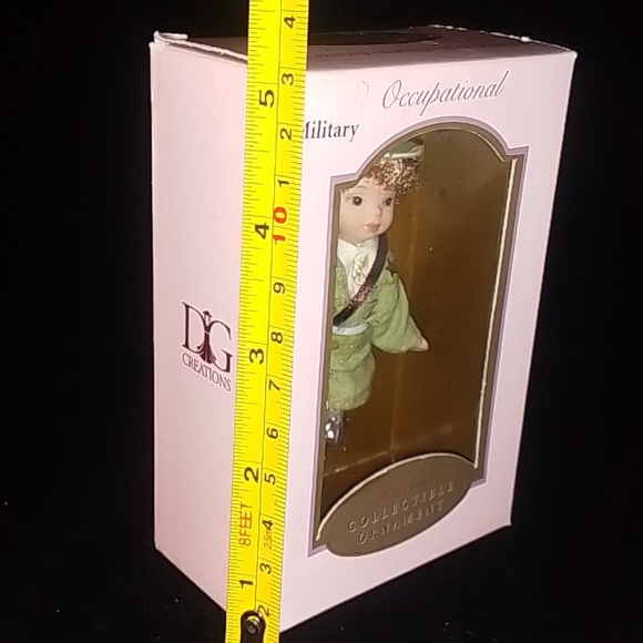 Military - Porcelain Occupational Collectible Ornament - Picture 2 of 5